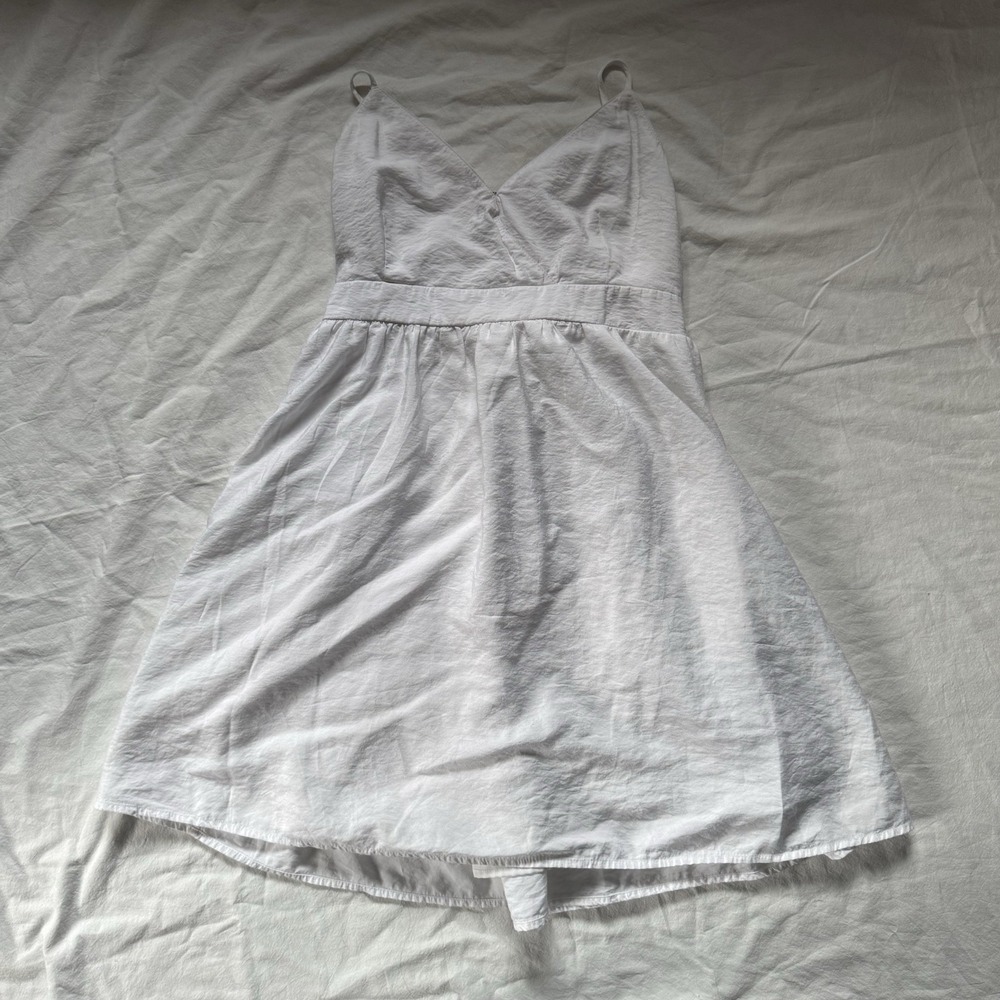 American Eagle Cute Summer Dress Sun Dress Size Medium White